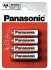 Batterie Panasonic R6R AA confezione da 4